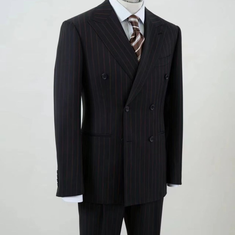 Slim-Fit Business Wool Suit