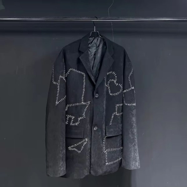 Thick Black Men's Blazer