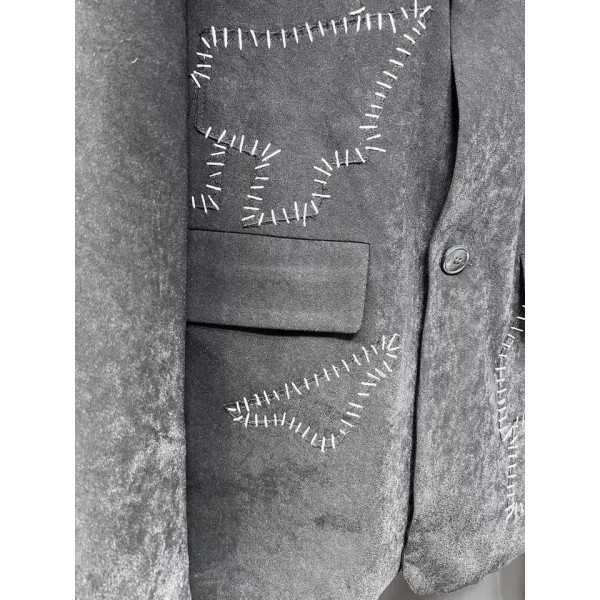 Thick Black Men's Blazer