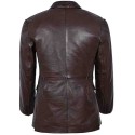 Men's Casual Leather Blazer