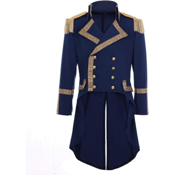 Exquisitely Embroidered Retro-Style Long Coat