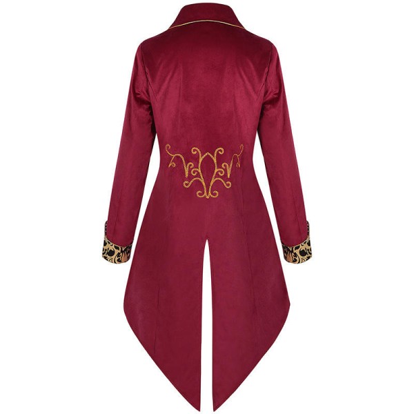 Retro-Print Men's Tailcoat