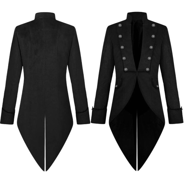 Retro Slim-Fit Formal Coat