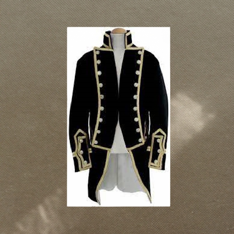 100% Wool Men's Formal Long Coat