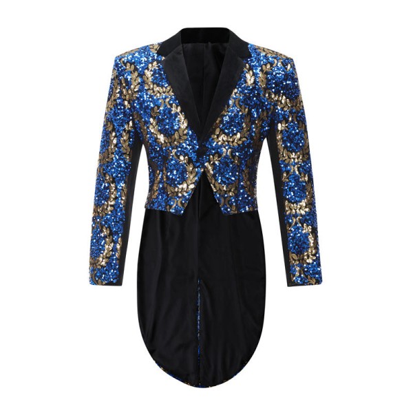 Comfortable Men's Sapphire Blue Suit