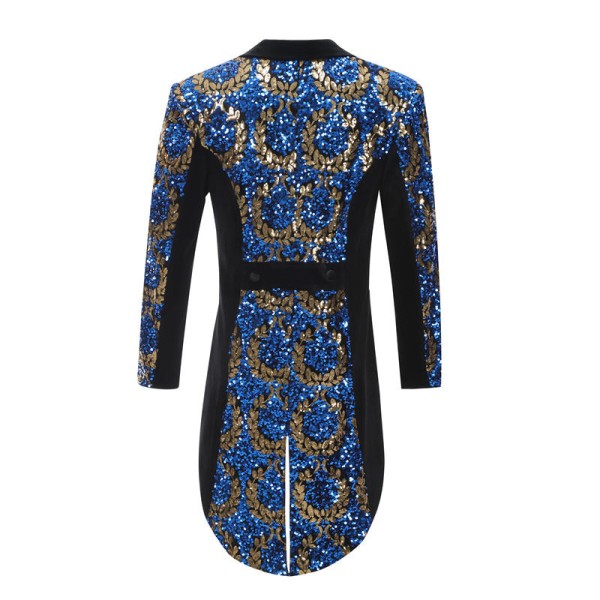 Comfortable Men's Sapphire Blue Suit