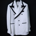 Breathable Color-Block Slim-Fit Formal Suit