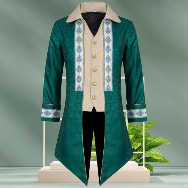 Vintage Velvet Stand-Collar Jacket