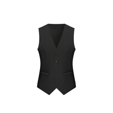 Comfortable & Breathable Solid-Color Suit Vest