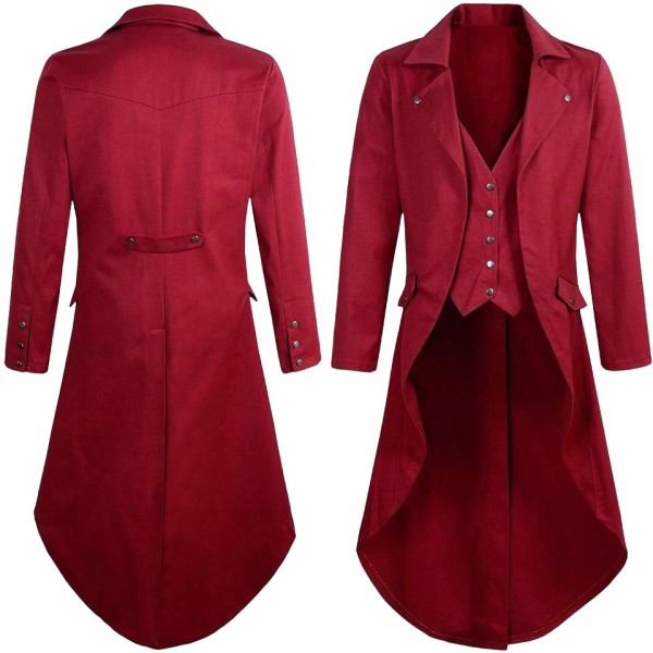 Steampunk Halloween Long Coat