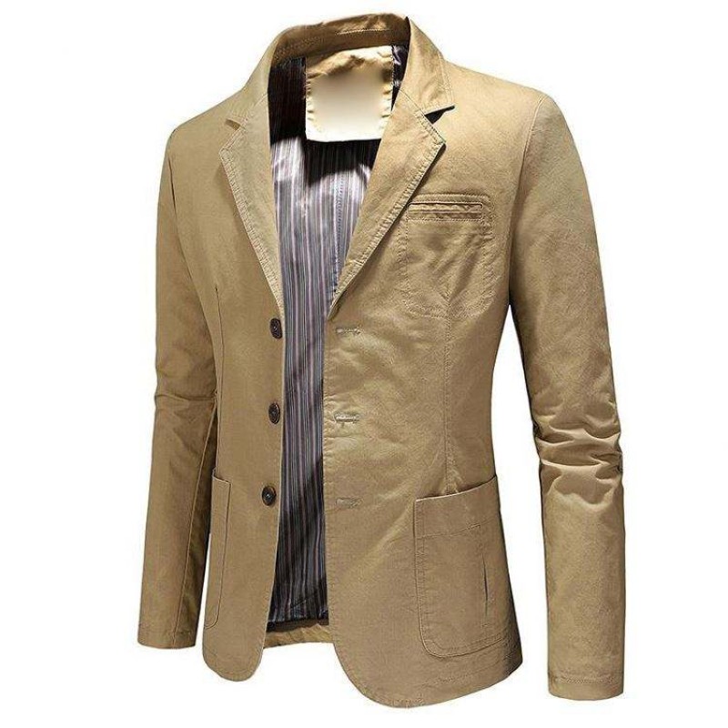 Simple Business 2-Button Suit Jacket