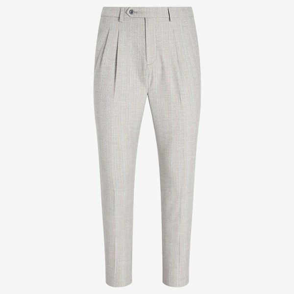 Comfortable & Stretchy Straight-Leg Business Trousers