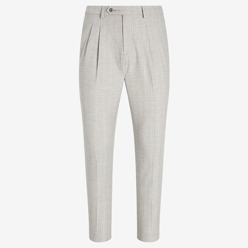 Comfortable & Stretchy Straight-Leg Business Trousers
