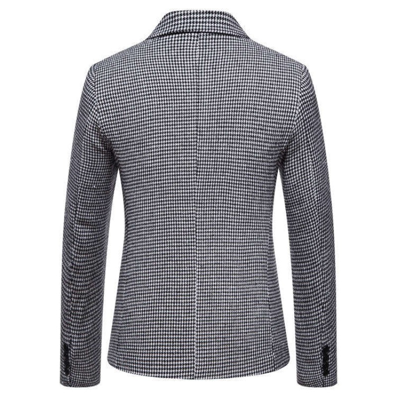 Tweed Formal Suit Jacket