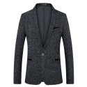 Slim-Fit Structured Casual Blazer