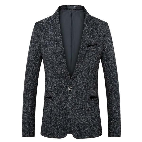 Slim-Fit Structured Casual Blazer