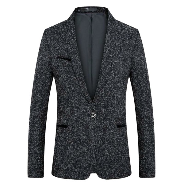 Slim-Fit Structured Casual Blazer