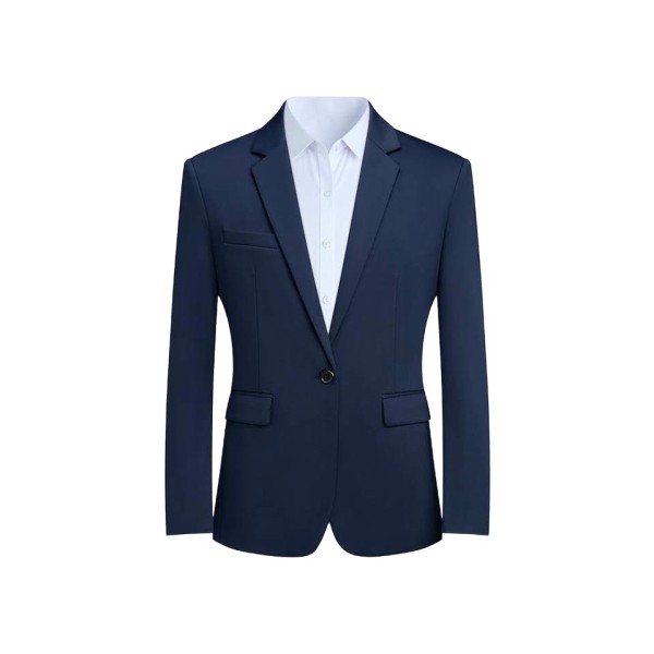 Slim-Fit Wrinkle-Resistant Business Suit Jacket