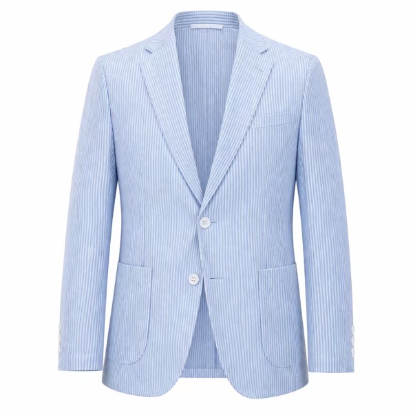 Lightweight & Breathable Striped Casual Blazer