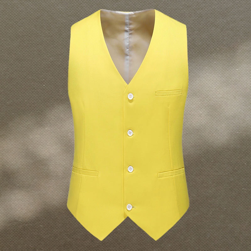 Slim-Fit Breathable Formal Suit Vest