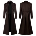 Vintage-Style Long Formal Coat