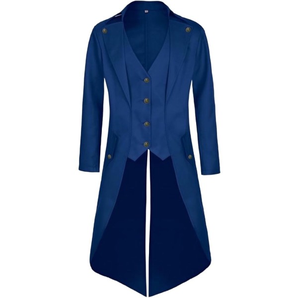 Vintage Embroidered Slim-Fit Men's Formal Jacket