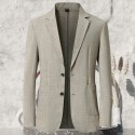 Lightweight & Breathable Solid-Color Men's Suit Jacket