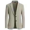 Lightweight & Breathable Solid-Color Men's Suit Jacket