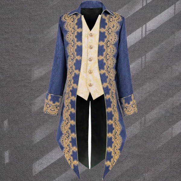 Hand-Embroidered Slim-Fit Formal Jacket