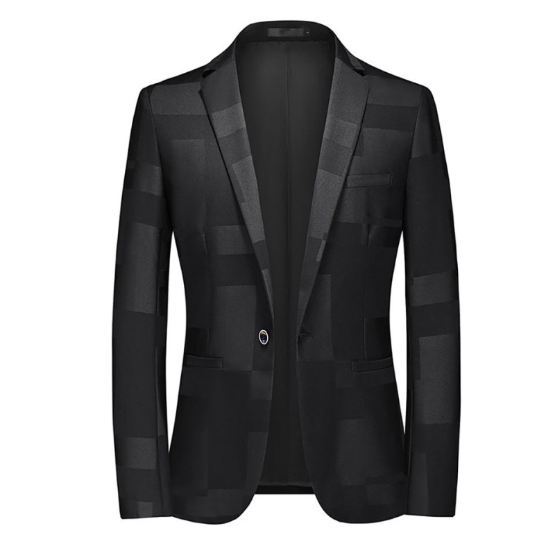 Men's Single-Button Blazer
