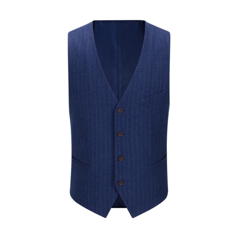 Slim-Fit Single-Breasted Business Waistcoat