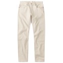 Slim-Fit Stretch Business-Casual White Trousers