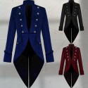 Slim-Fit Wool-Blend Decorative Coat