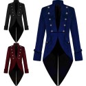 Slim-Fit Wool-Blend Decorative Coat
