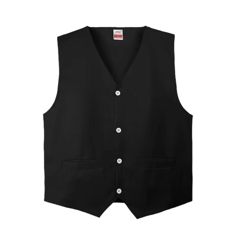 Cotton-Padded Casual Waistcoat