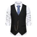 Slim-Fit Polyester Business Waistcoat