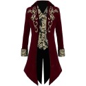Ornate Embroidered Blue Tailcoat (Performance Wear)