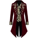 Ornate Embroidered Blue Tailcoat (Performance Wear)