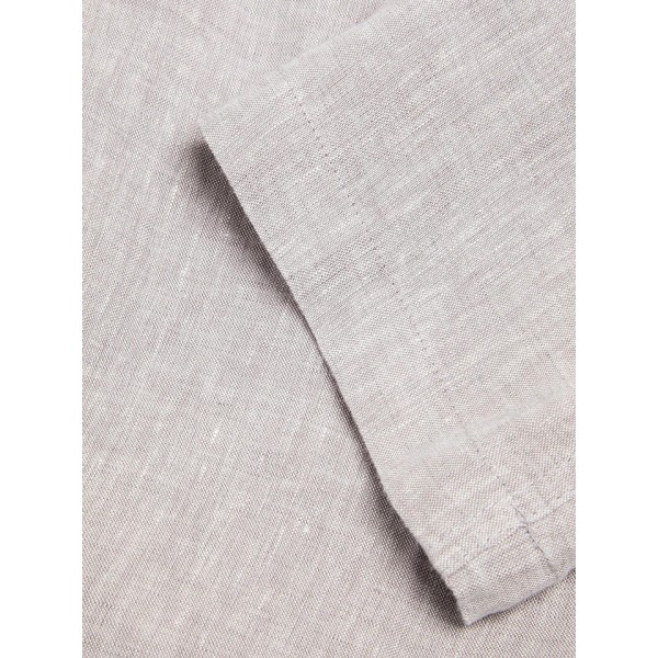 Breathable Cotton-Linen Pleated Casual Trousers