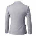 Slim-Fit Linen-Blend Business Blazer