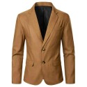 Slim-Fit, Solid-Color Business Blazer