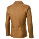 Slim-Fit, Solid-Color Business Blazer