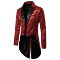 Sequin-Embroidered Gothic-Style Formal Jacket