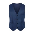 Business-Casual Solid-Color Vest
