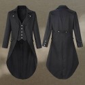 Warm, Slim-Fit Gothic-Style Men's Winter Overcoat