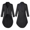 Warm, Slim-Fit Gothic-Style Men's Winter Overcoat
