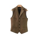 Slim-Fit Business Suit Vest
