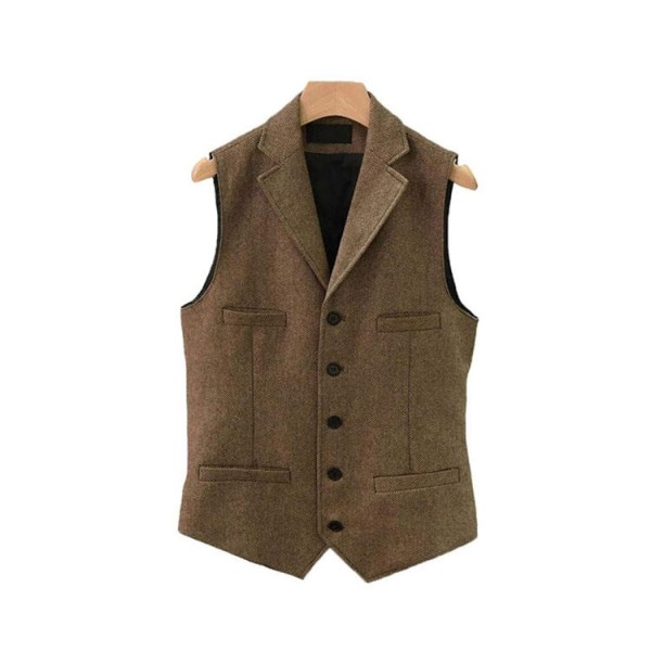 Slim-Fit Business Suit Vest