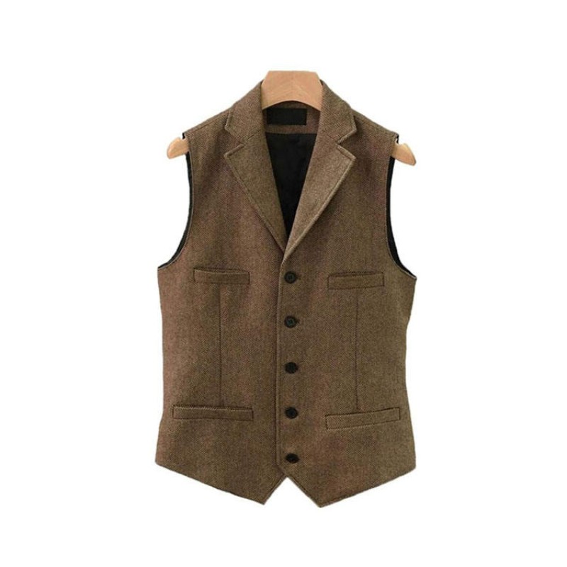 Slim-Fit Business Suit Vest