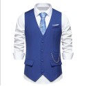 Comfortable, Breathable Single-Breasted Suit Vest